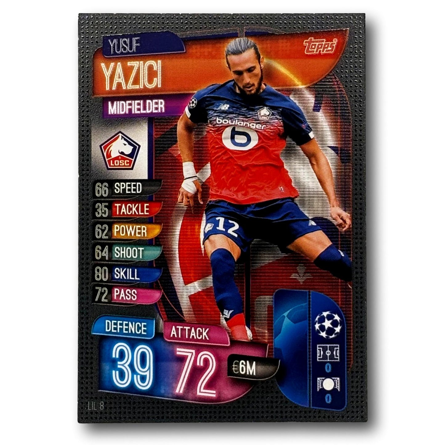 Topps Match Attax 2019/20 - Milieu de terrain - Yusuf Yazici