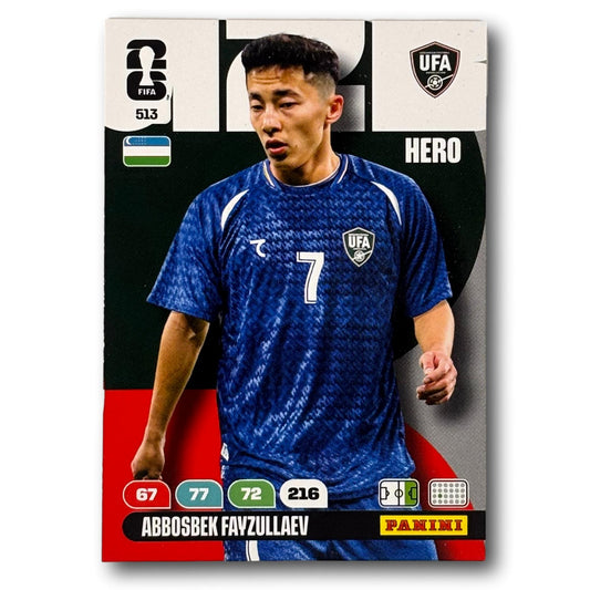 Adrenalyn FIFA World Cup 2026 - Abbosbek Fayzullaev #513