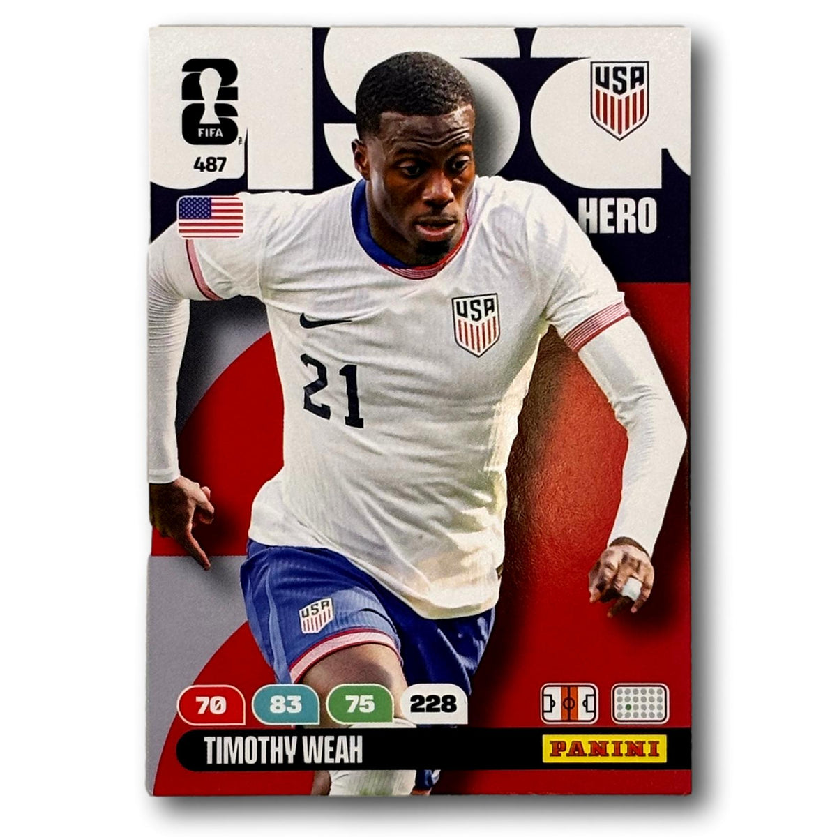 Adrenalyn FIFA World Cup 2026 - Timothy Weah #487