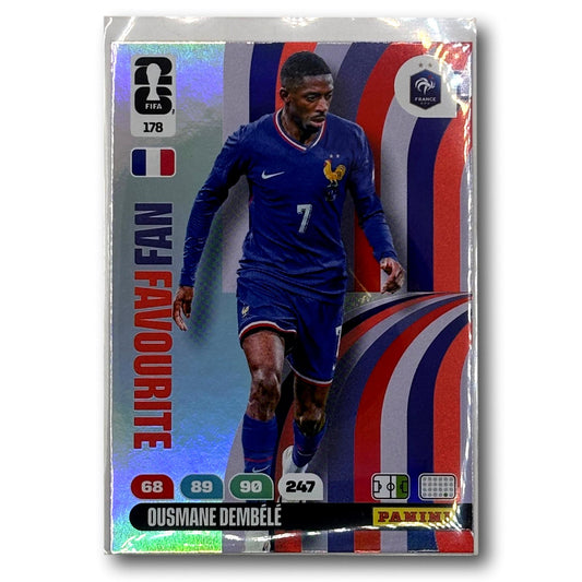 Adrenalyn FIFA World Cup 2026 - Fan Favourite - Ousmane Dembélé #178