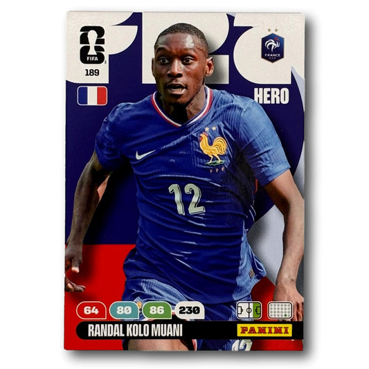 Adrenalyn FIFA World Cup 2026 - Randal Kolo Muani #189