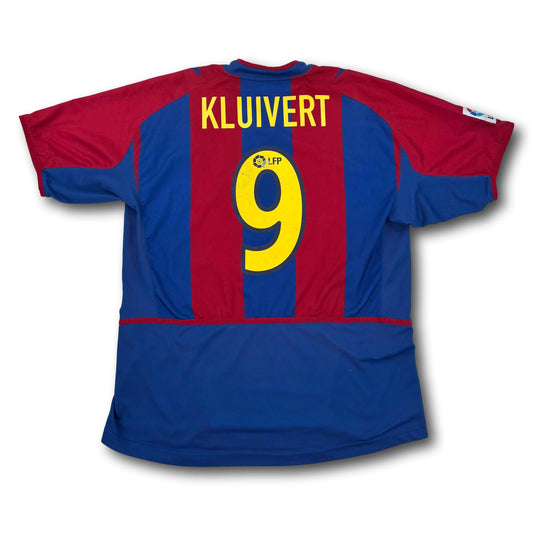 FC Barcelone - 2002-03 - Domicile - L - Nike - Kluivert #9
