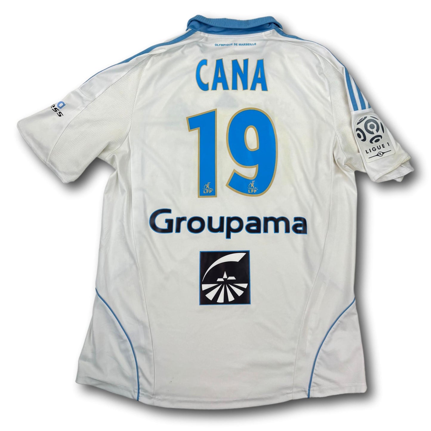 Olympique de Marseille - 2008-09 - Domicile - L - adidas - Cana #19