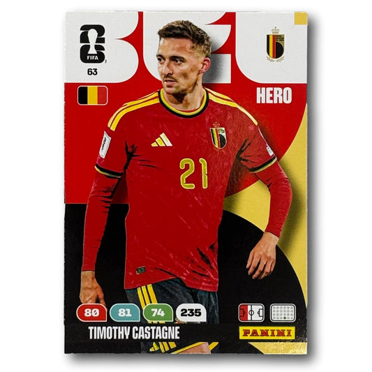 Adrenalyn FIFA World Cup 2026 - Timothy Castagne #63