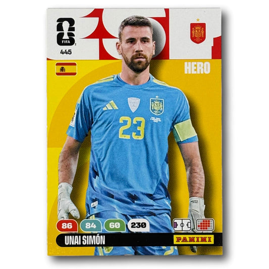 Adrenalyn Coupe du Monde de la FIFA 2026 - Unai Simon #445