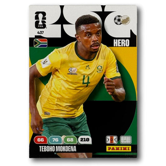 Adrenalyn Coupe du Monde de la FIFA 2026 - Teboho Mokoena #437