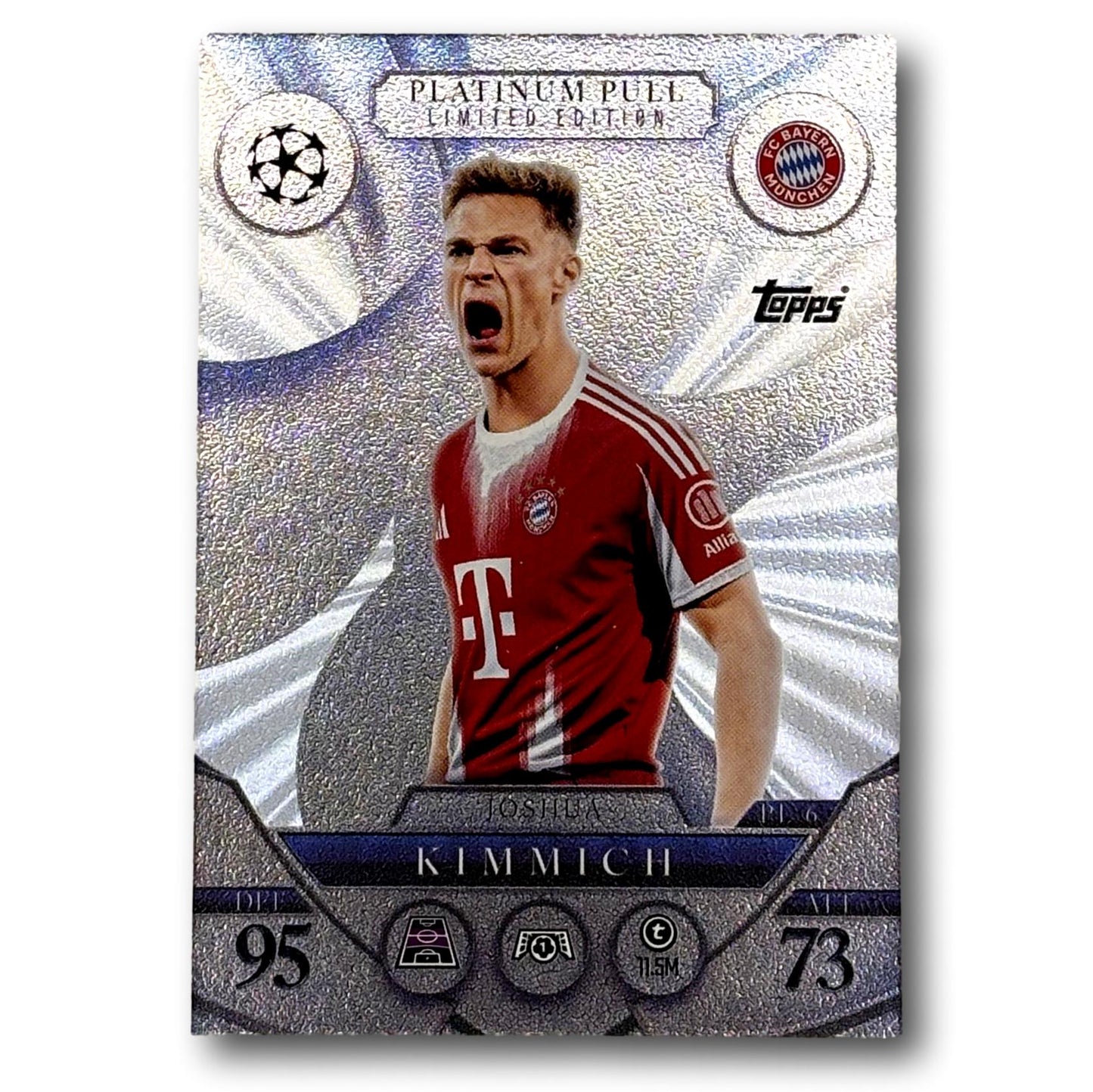 Topps Match Attax 2025/26 - Platinum Pull Limited Edition - Joshua Kimmich