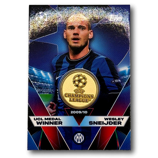 Topps Match Attax 2025/26 - UCL Medal Winner Relic - Wesley Sneijder