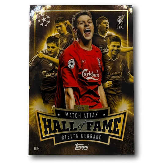 Topps Match Attax 2025/26 - Salón de la Fama - Steven Gerrard
