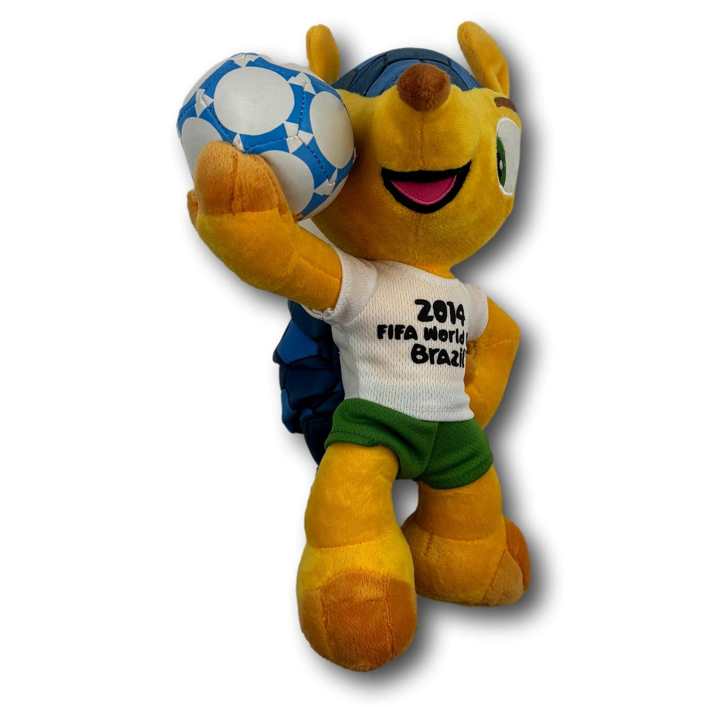 FIFA Welmeisterschaft Brasilien 2014 - Fuleco - Plüschtier mit Ball