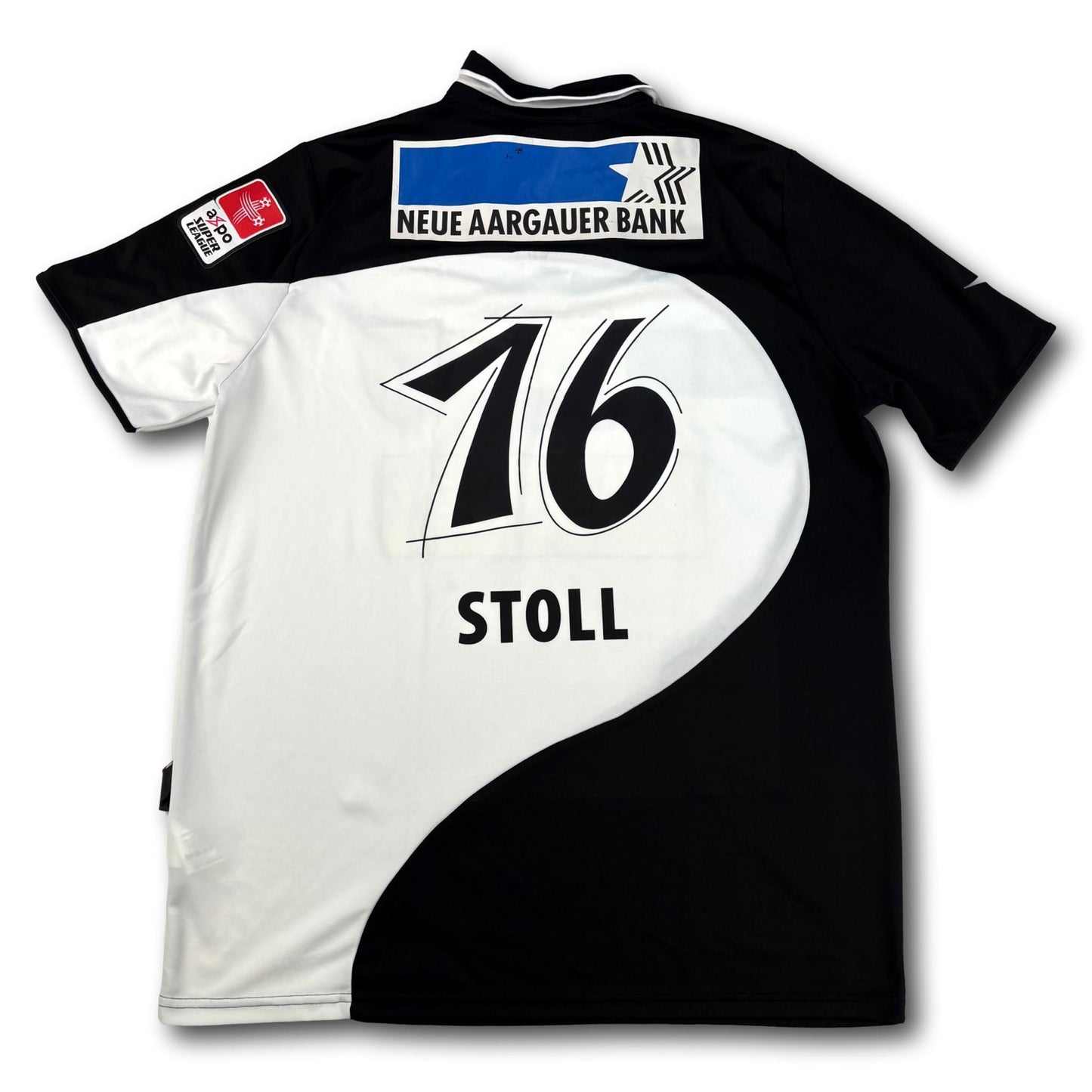 FC Aarau - 2009-10 - Matchworn - Domicile - XL - Diadora - Stoll #16
