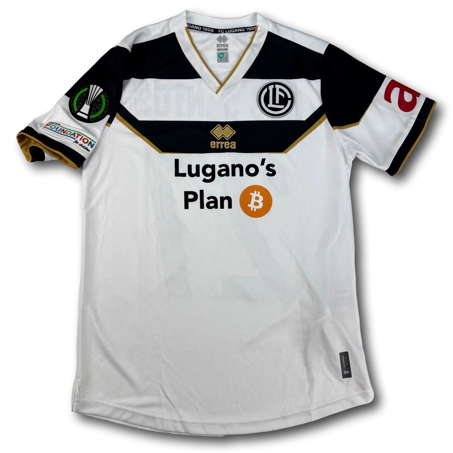 FC Lugano - 2024-25 - Matchworn - Heim - M - Errea - Dos Santos #27