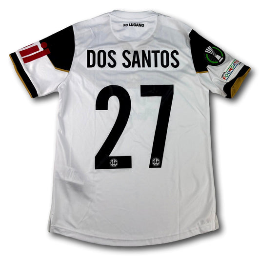 FC Lugano - 2024-25 - Matchworn - Heim - M - Errea - Dos Santos #27