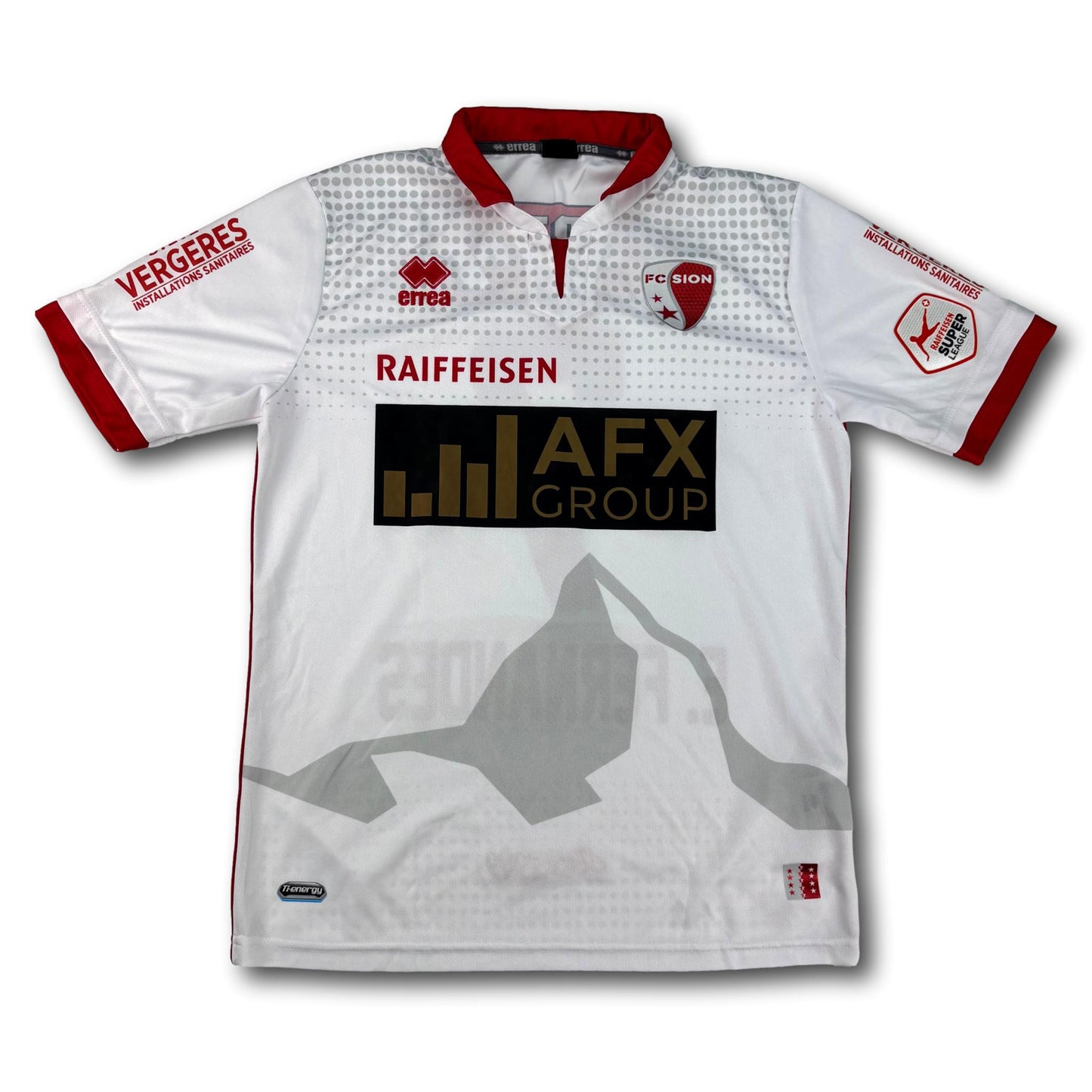 FC Sion - 2016-17 - Matchworn - Heim - L - Errea - E. Fernandes #7