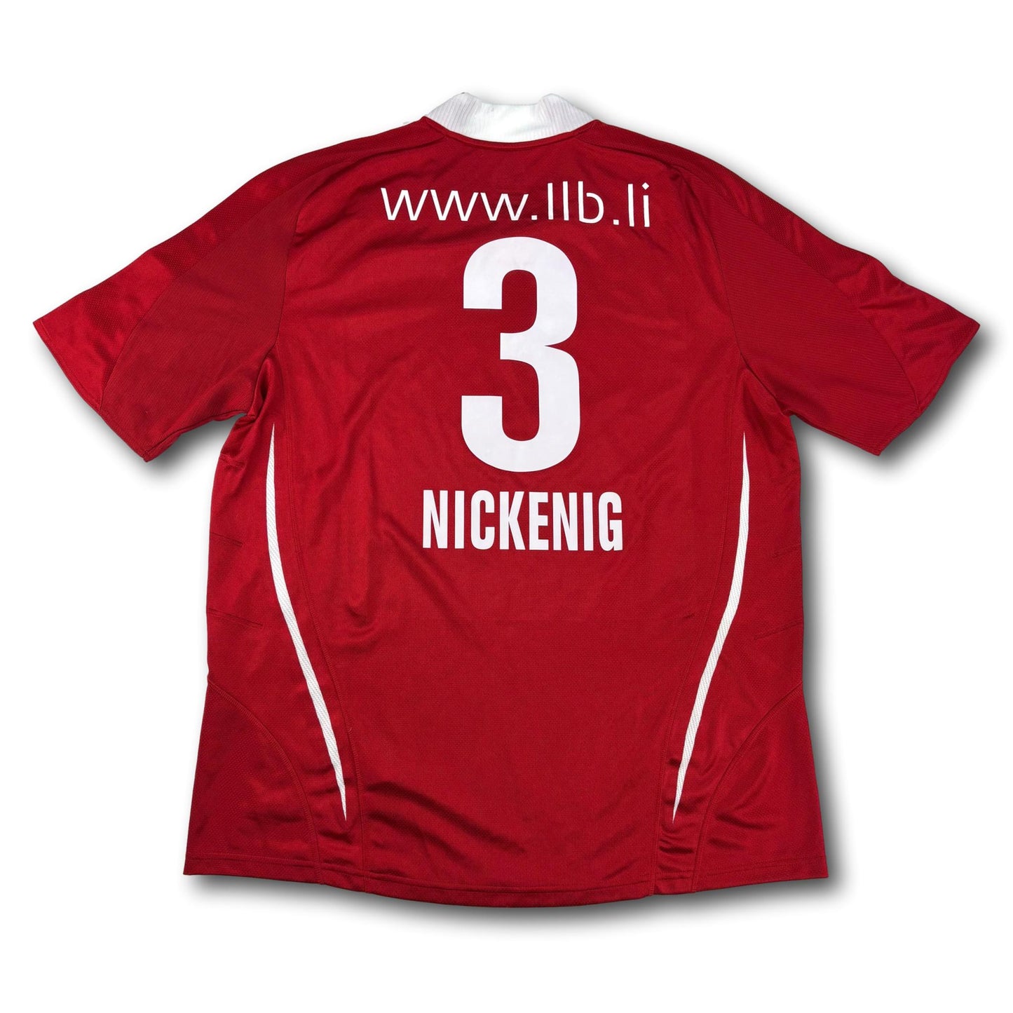 FC Vaduz - 2009-10 - Matchworn - Domicile - XL - adidas - Nickenig #3