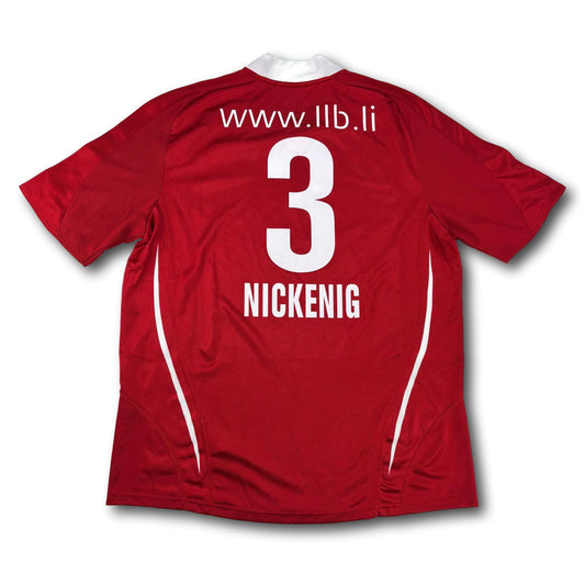 FC Vaduz - 2009-10 - Matchworn - Domicile - XL - adidas - Nickenig #3