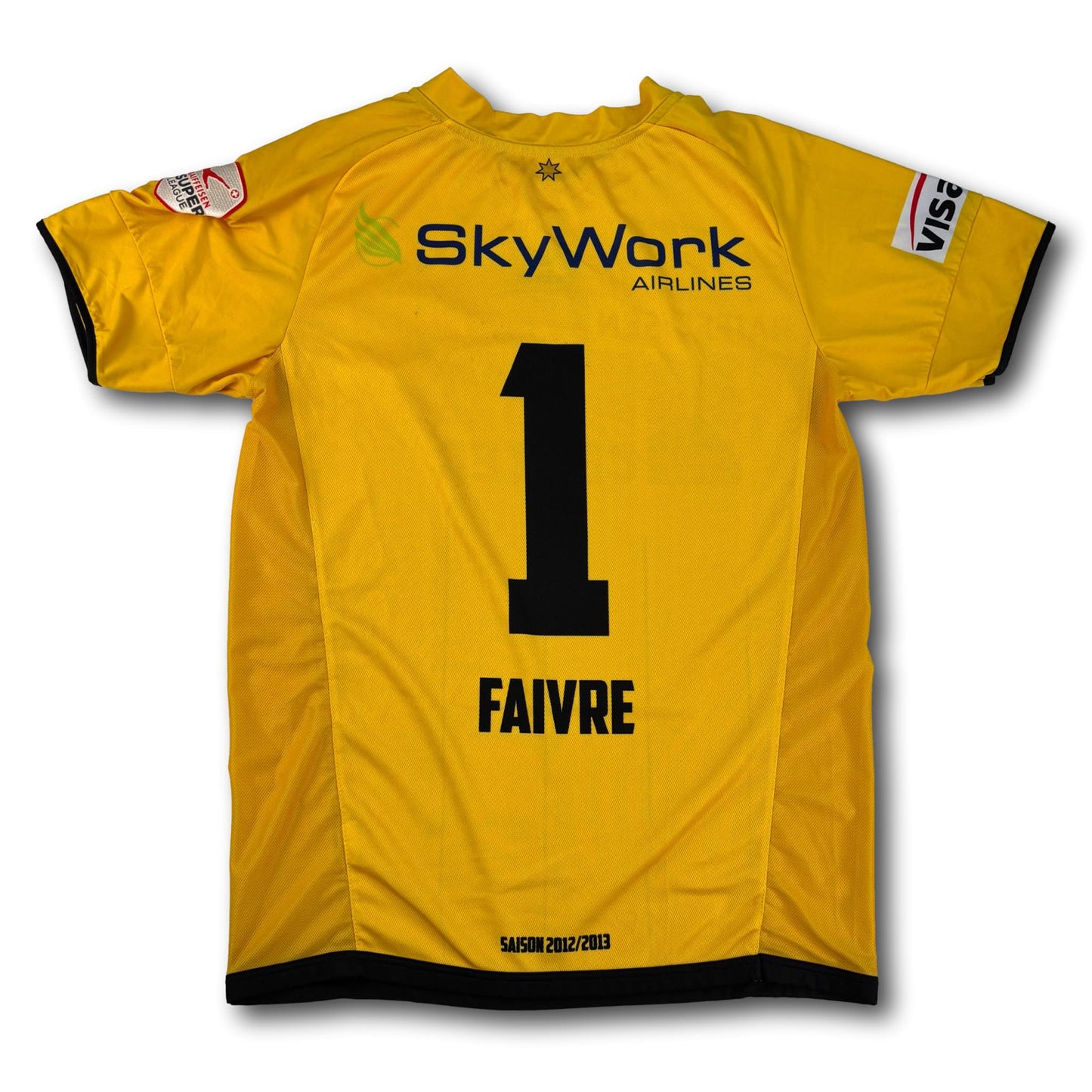 FC Thoune - 2013-14 - Porté en match - Gardien - M - Erima - Faivre #1