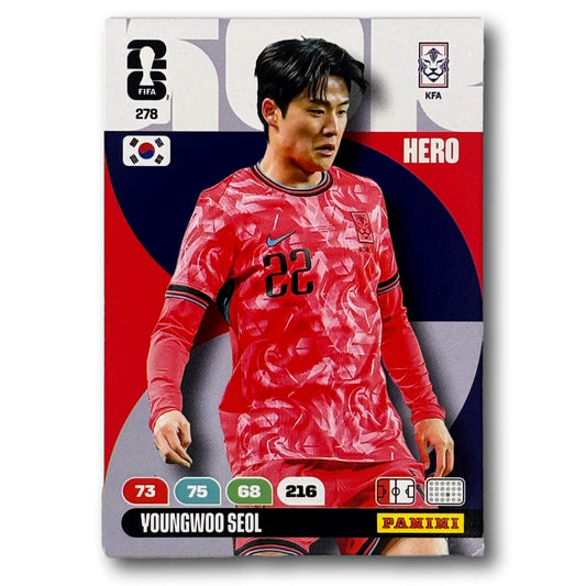 Adrenalyn Coupe du Monde de la FIFA 2026 - Youngwoo Seol #278