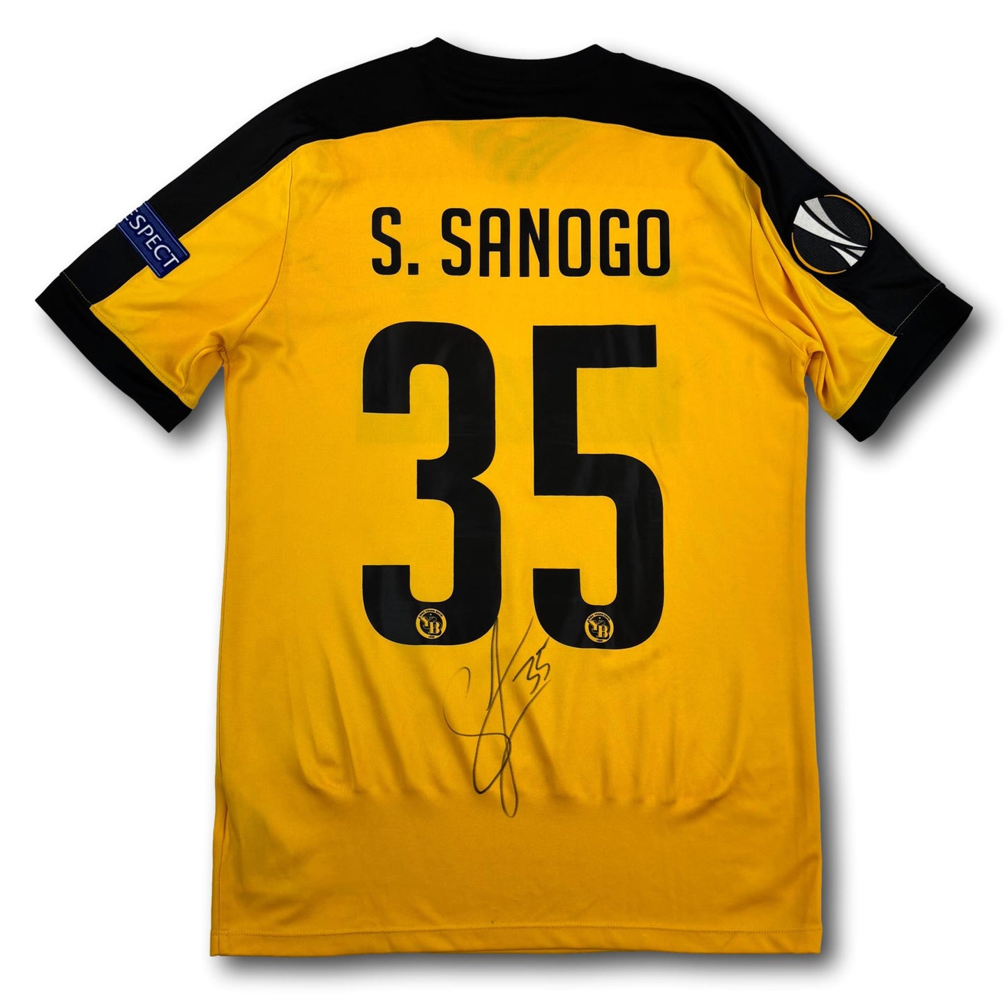 BSC Young Boys - Saison 2016-2017 - Maillot porté en match - Domicile - Taille M - Nike - S. Sanogo n° 35 - Signé