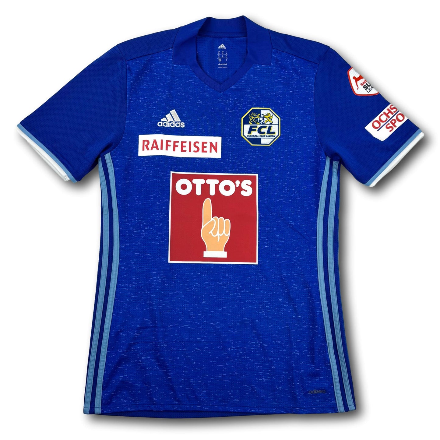 FC Luzern - 2017-18 - Matchprepared - Home - M - adidas - C. Schneuwyl #19
