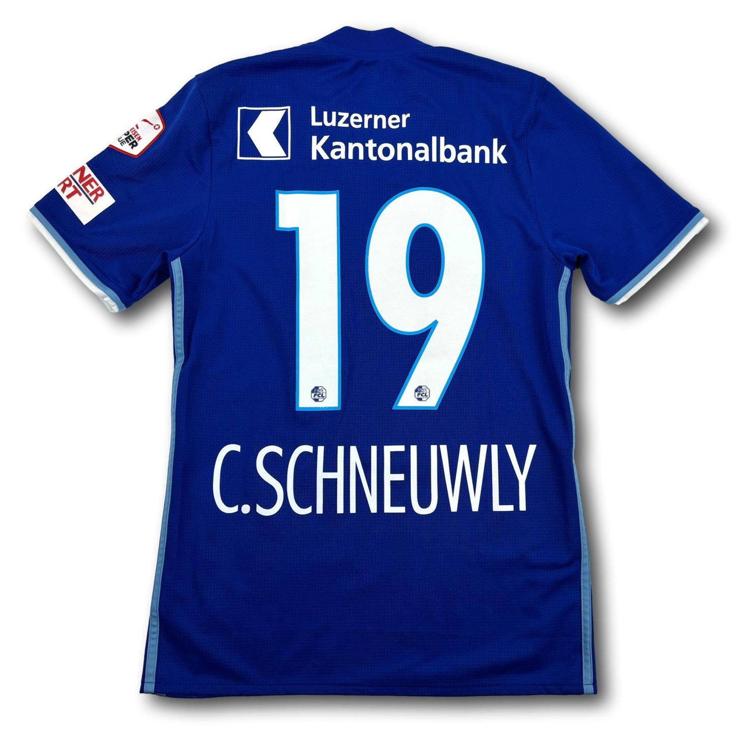 FC Luzern - 2017-18 - Matchprepared - Home - M - adidas - C. Schneuwyl #19