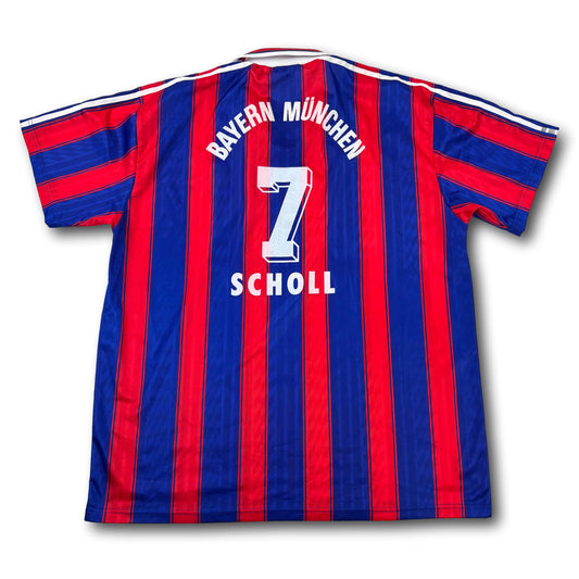 FC Bayern Munich - 1995-97 - Domicile - XXL - adidas - Scholl n° 7