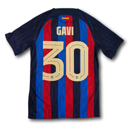FC Barcelone - 2022-23 - Domicile - S - Nike - Gavi #30