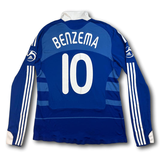 France - 2008-09 - Matchprepared - Home - L - adidas - Benzema #10