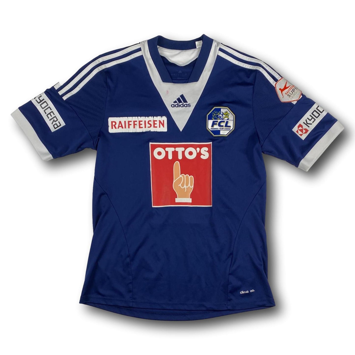 FC Luzern - 2013-14 - Matchworn - Home - L - adidas - Rangelov #9