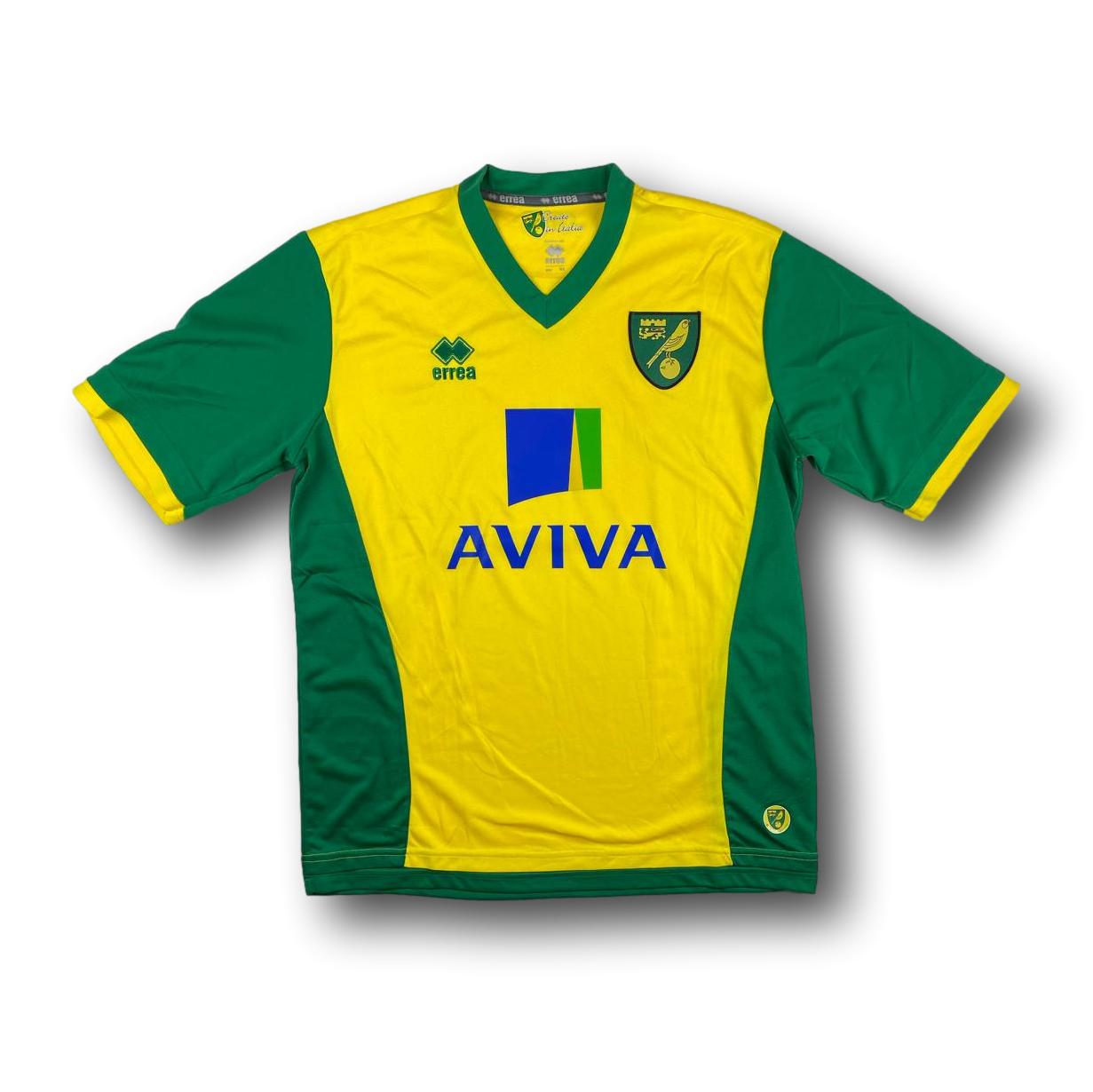 Norwich City - 2013-14 - Heim - XL - Errea