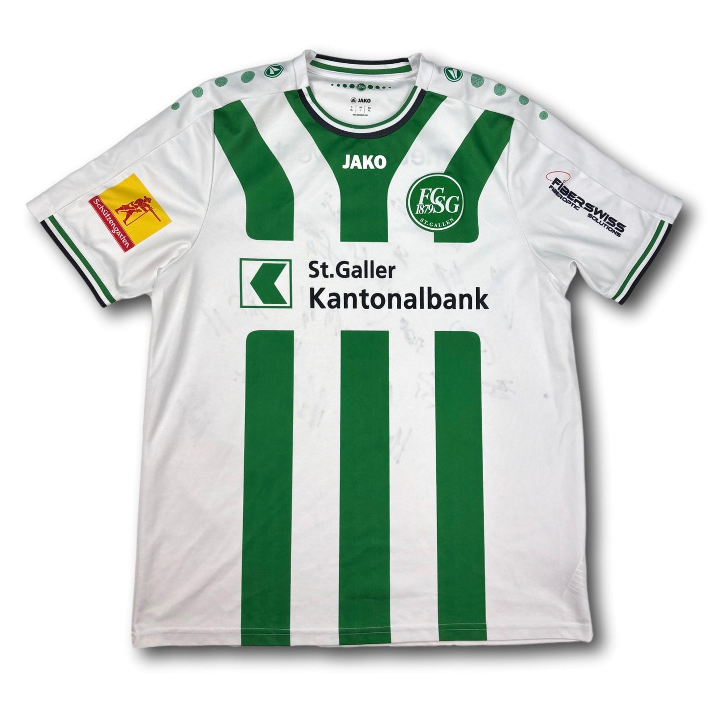 FC St. Gallen - 2015-16 - Home - XL - Jako - signed