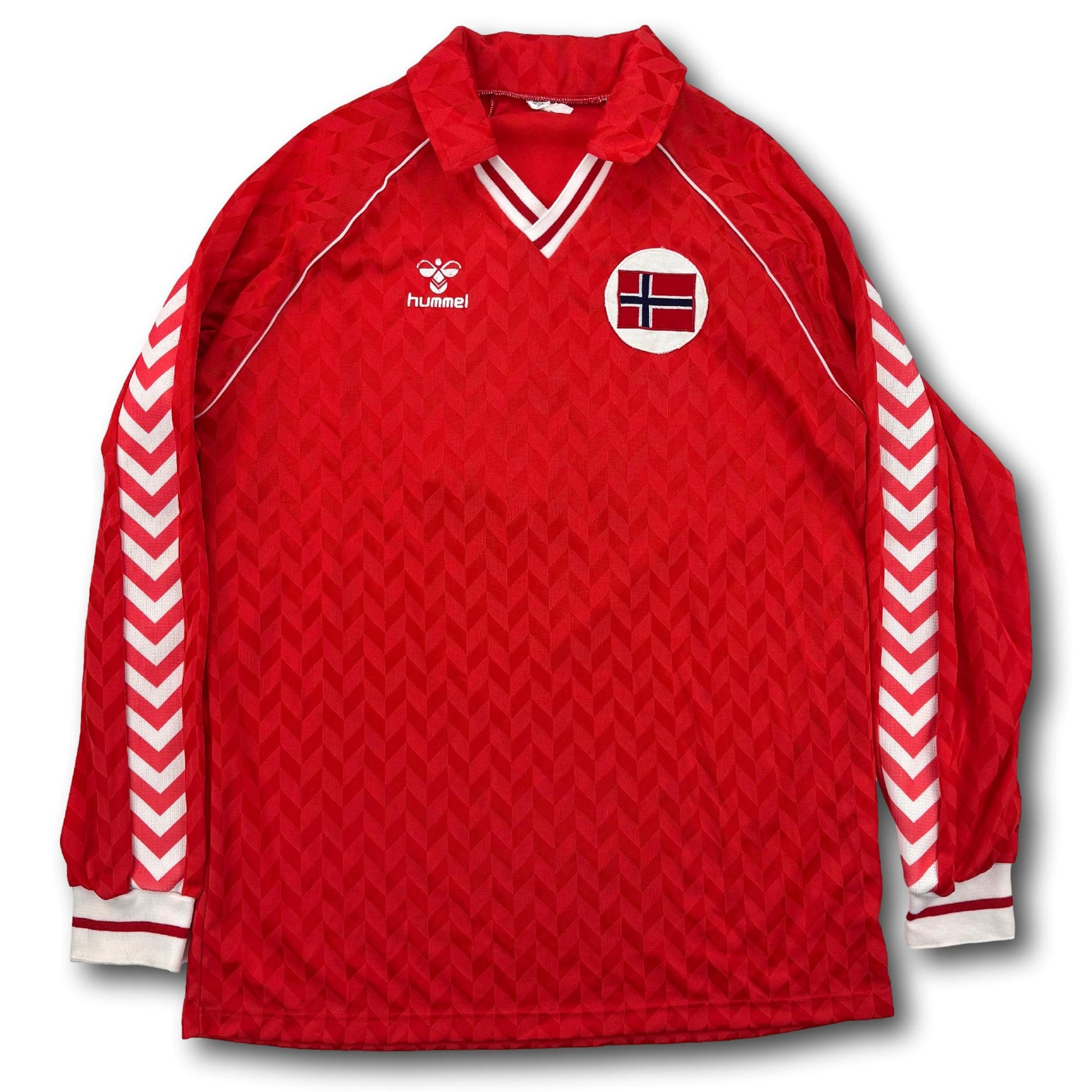 Norwegen - 1986 - Matchworn - Heim - XL - Hummel