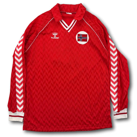 Norwegen - 1986 - Matchworn - Heim - XL - Hummel