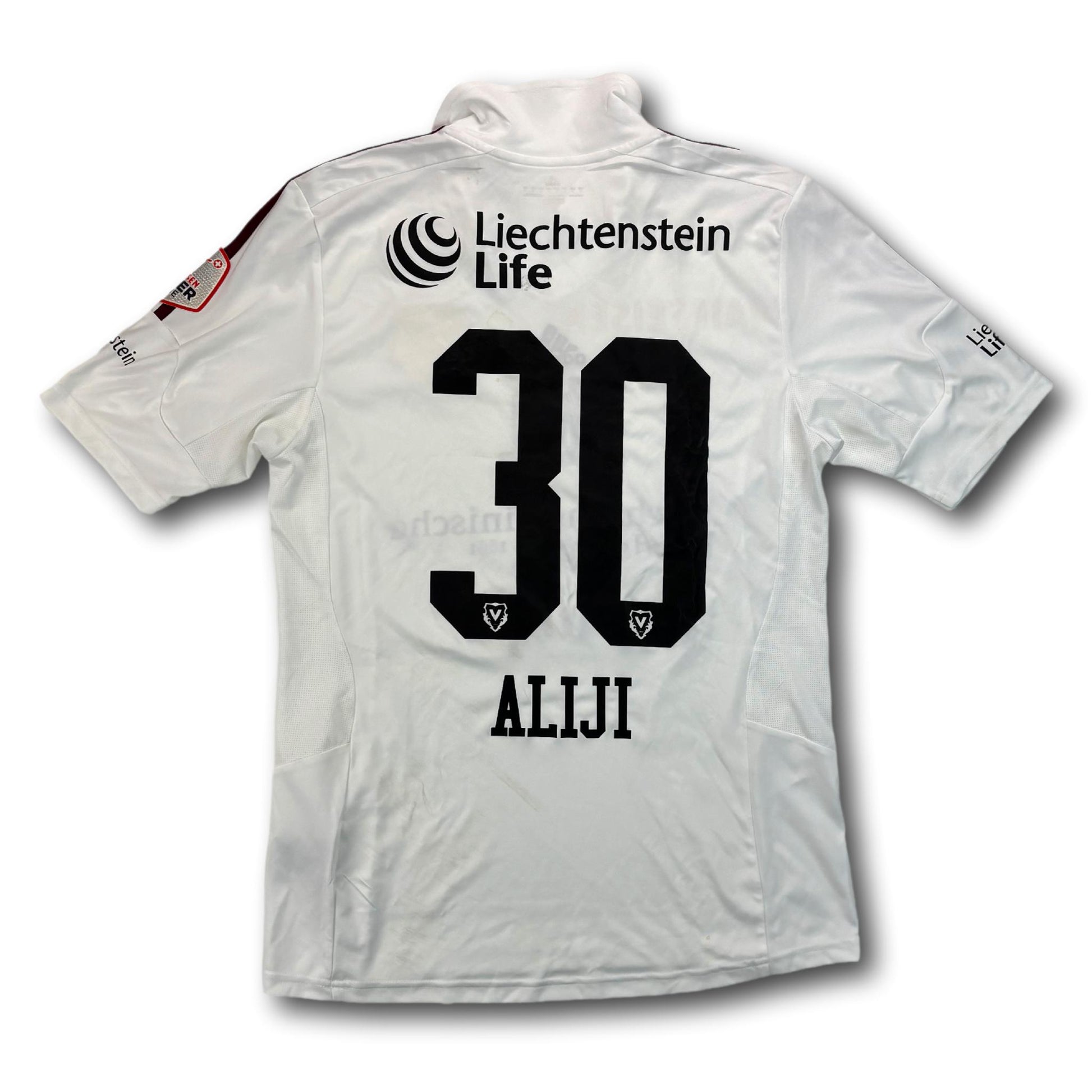 FC Vaduz - 2015-16 - Matchworn - Auswärts - S - adidas - Aliji #30
