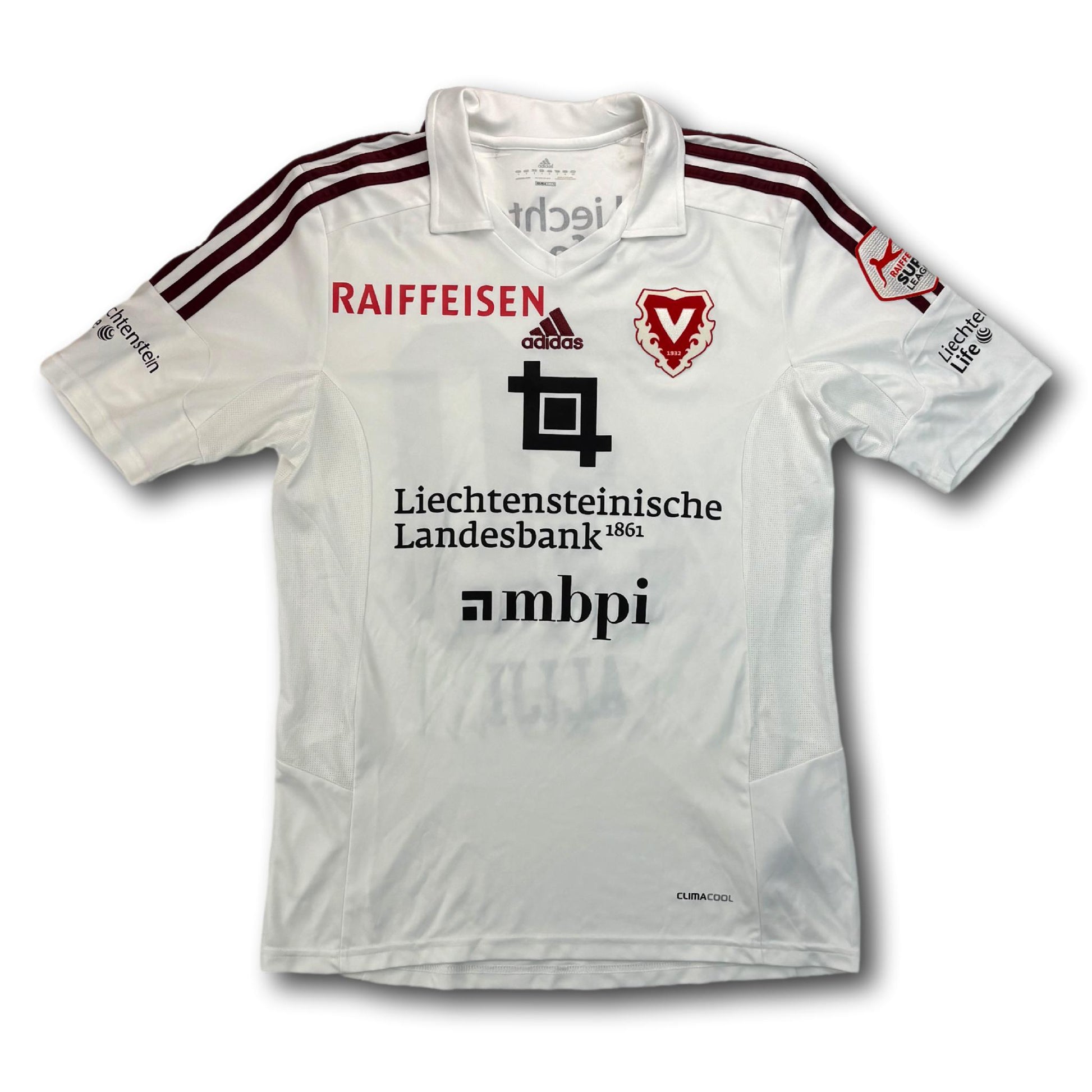 FC Vaduz - 2015-16 - Matchworn - Auswärts - S - adidas - Aliji #30