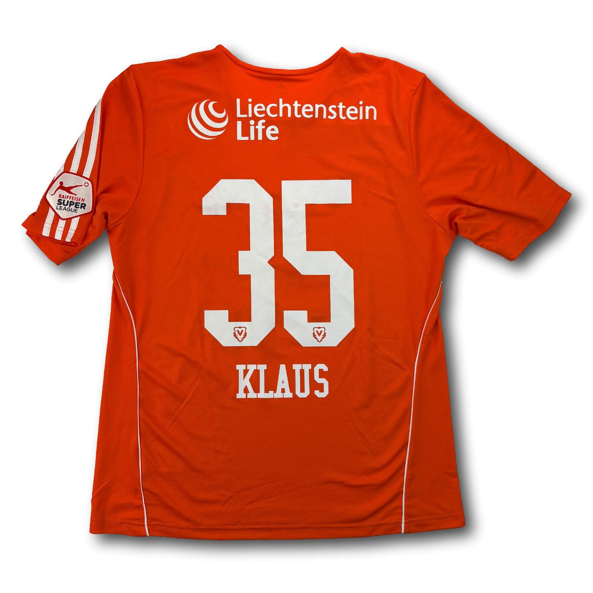 FC Vaduz - 2013-14 - Matchworn - Torhüter - L - adidas - Klaus #35
