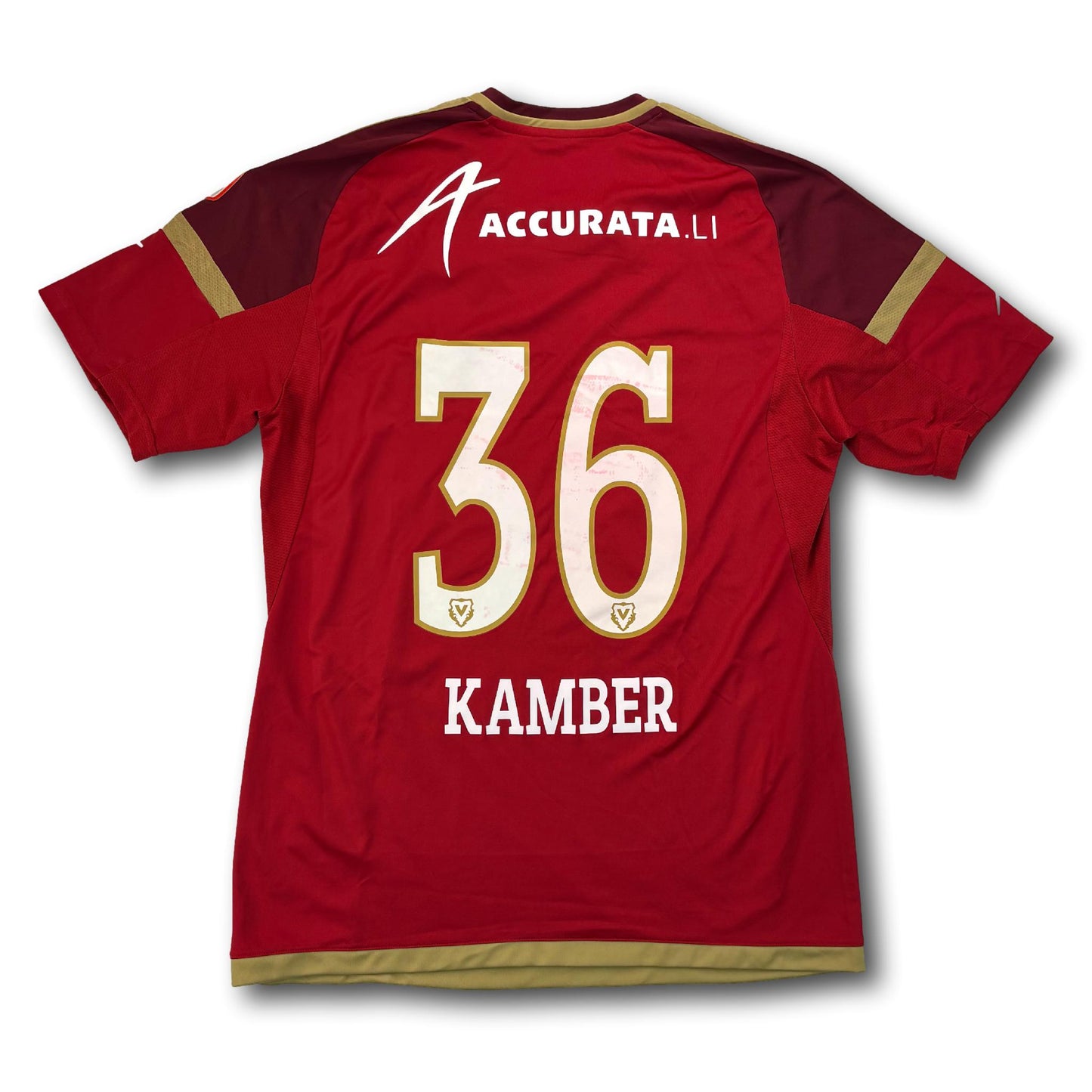 FC Vaduz - 2015-16 - Matchworn - Heim - M - adidas - Kamber #36