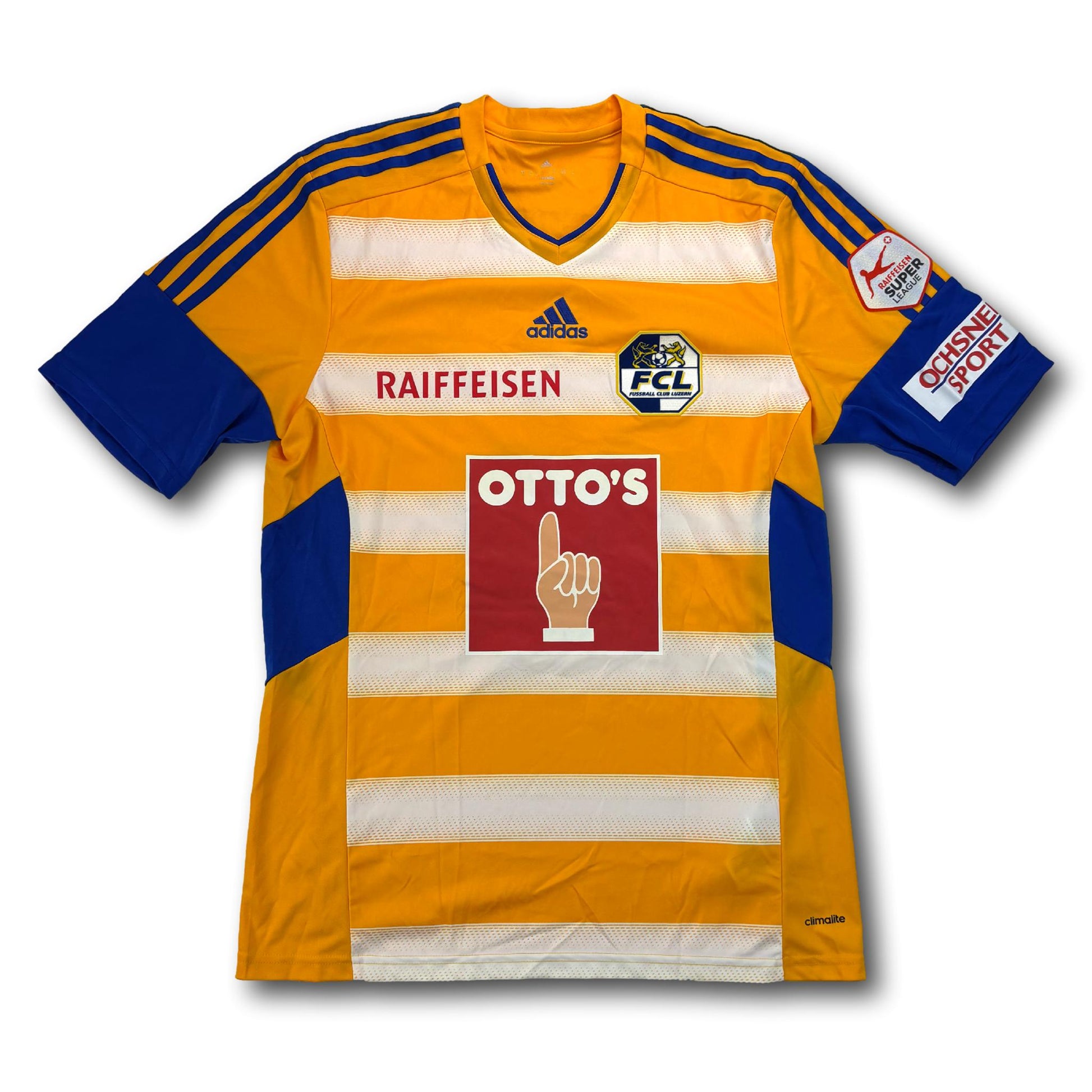 FC Luzern - 2016-17 - Matchworn - Auswärts - M - adidas - Schmid #25