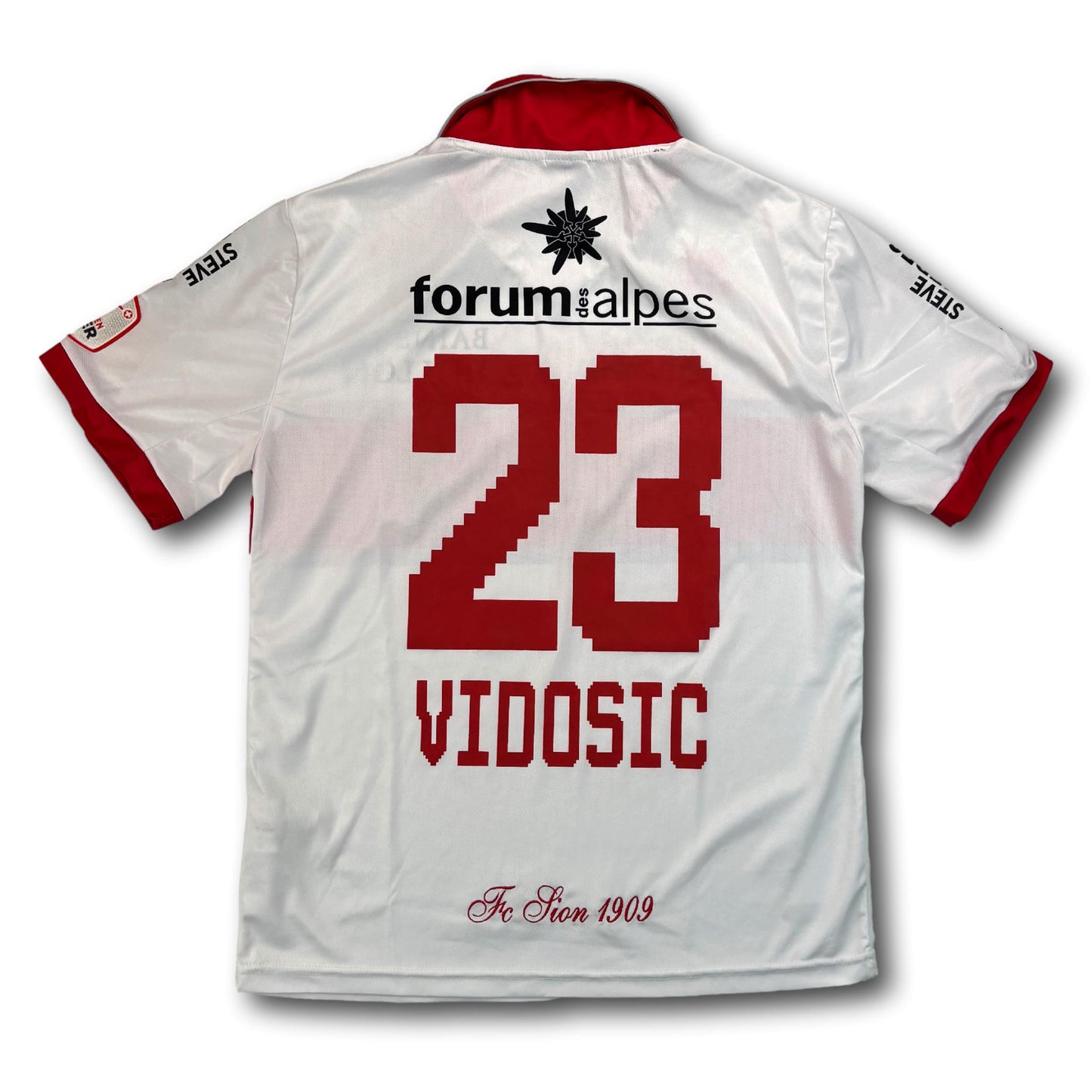 FC Sion - 2013-14 - Matchworn - Heim - L - Errea - Vidosic #23