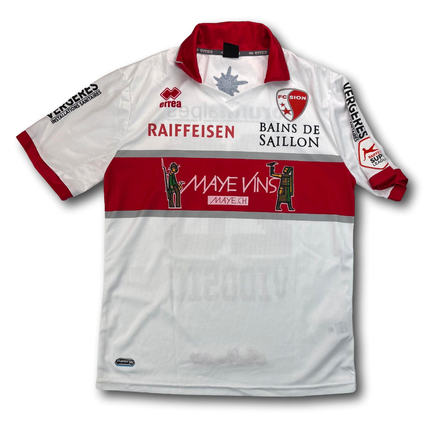 FC Sion - 2013-14 - Matchworn - Heim - L - Errea - Vidosic #23