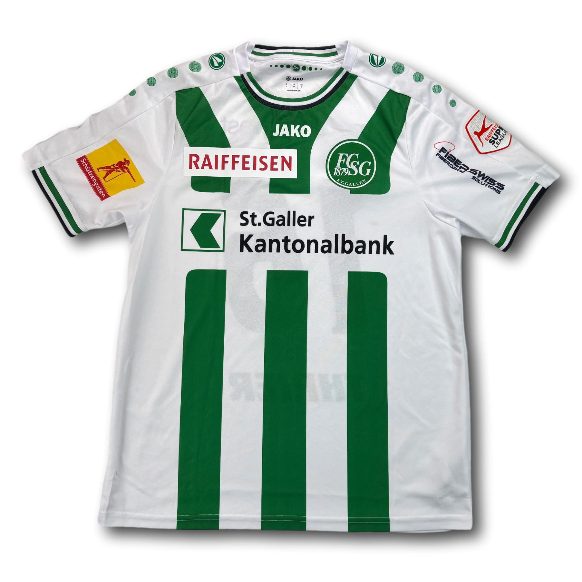 FC St. Gallen - 2015-16 - Matchworn - Heim - L - Jako - Thrier #16