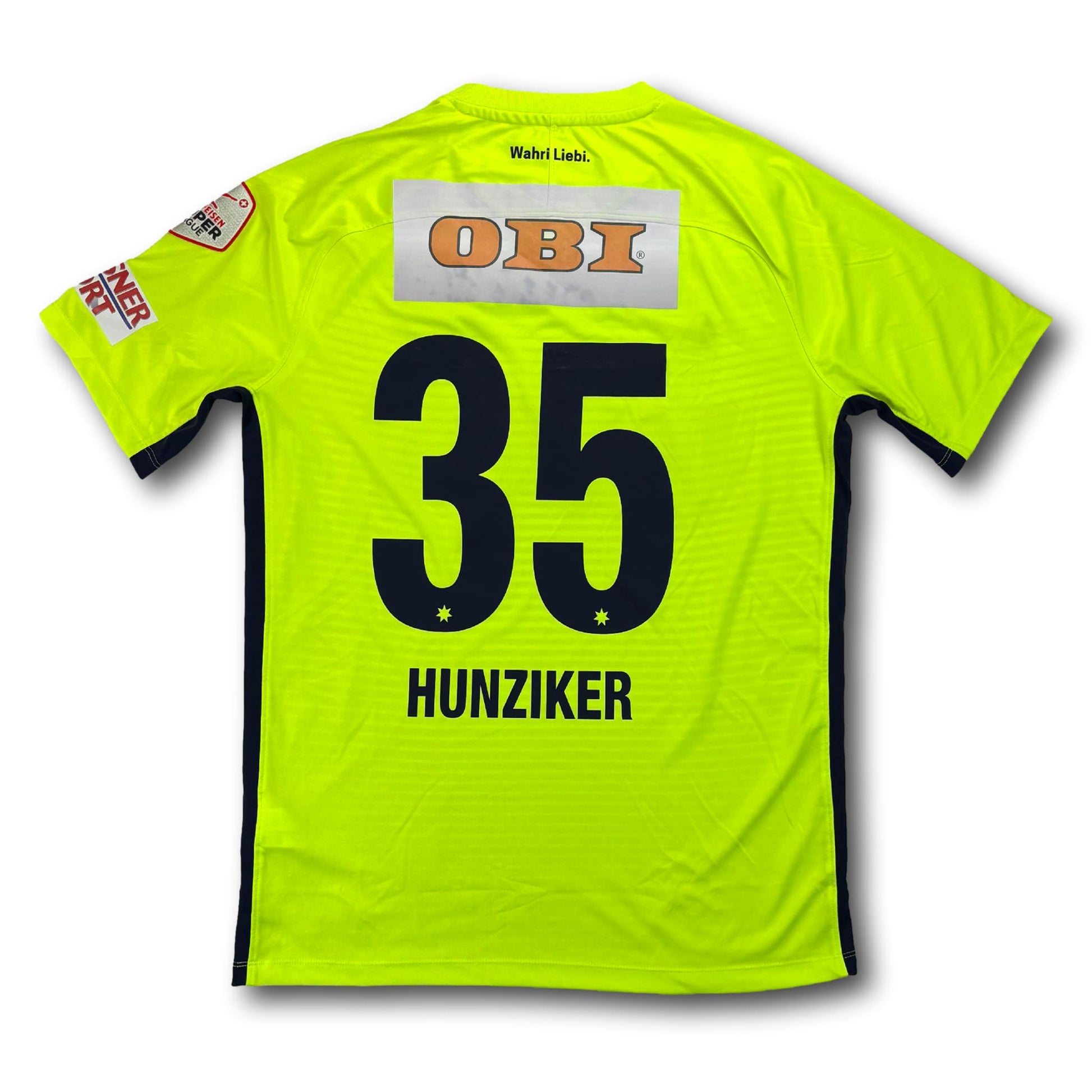 FC Thun - 2017-18 - Matchworn - Auswärts - M - Nike - Hunziker #35