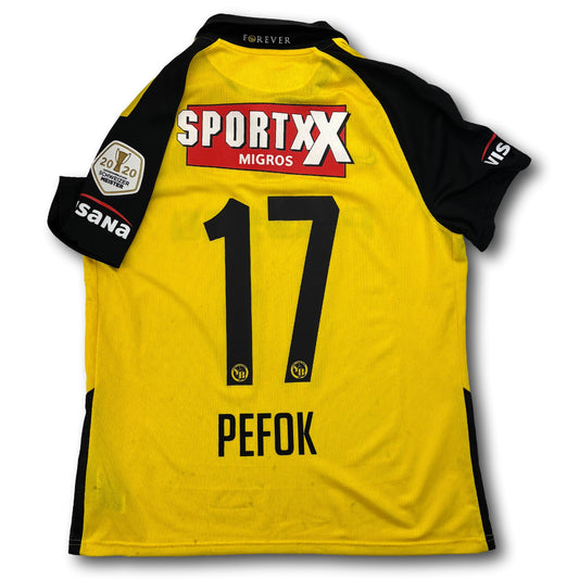 BSC Young Boys - 2020-21 - Matchworn - Heim - XL - Nike - Pefok #17