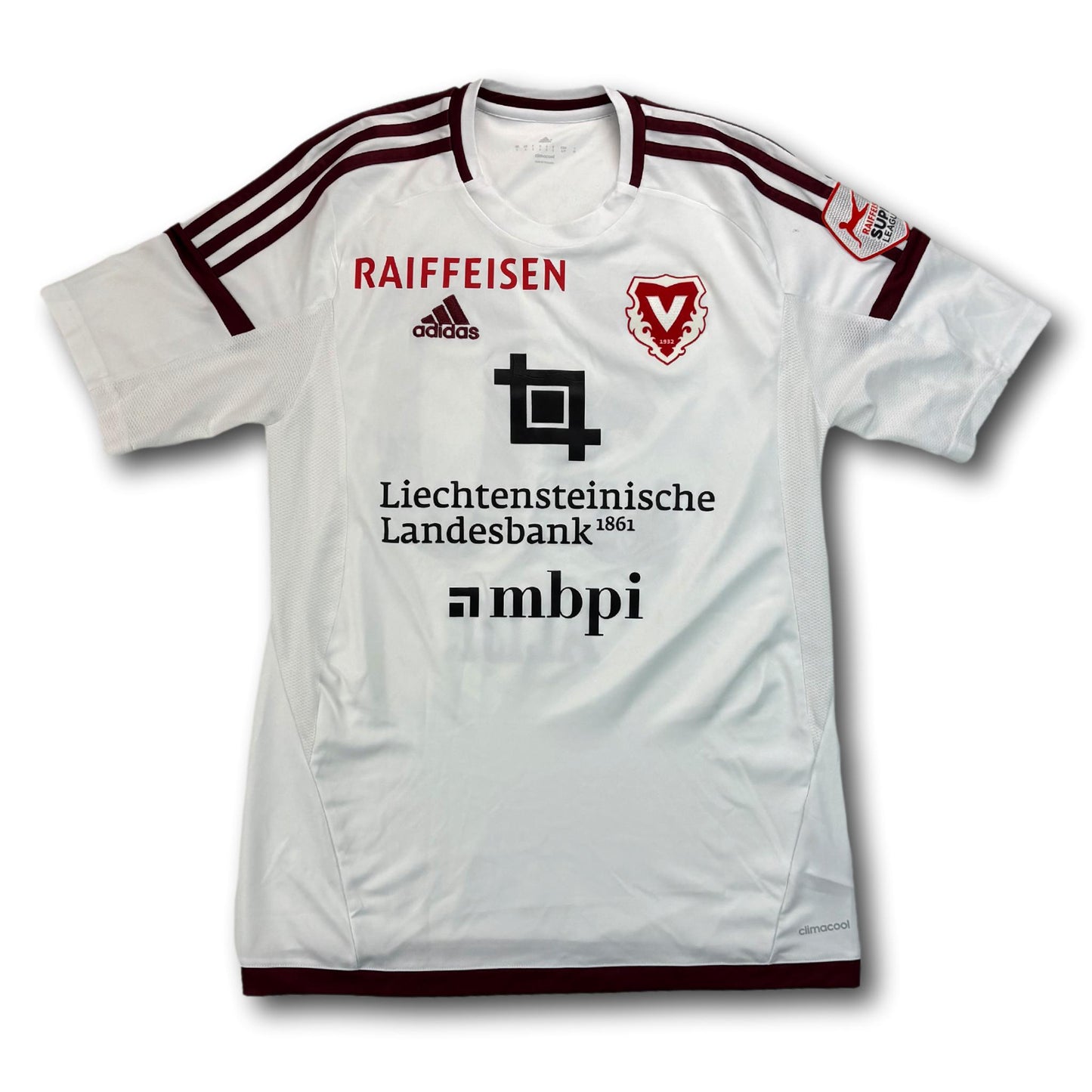 FC Vaduz - 2015-16 - Matchworn - Auswärts - S - adidas - Aliji #30
