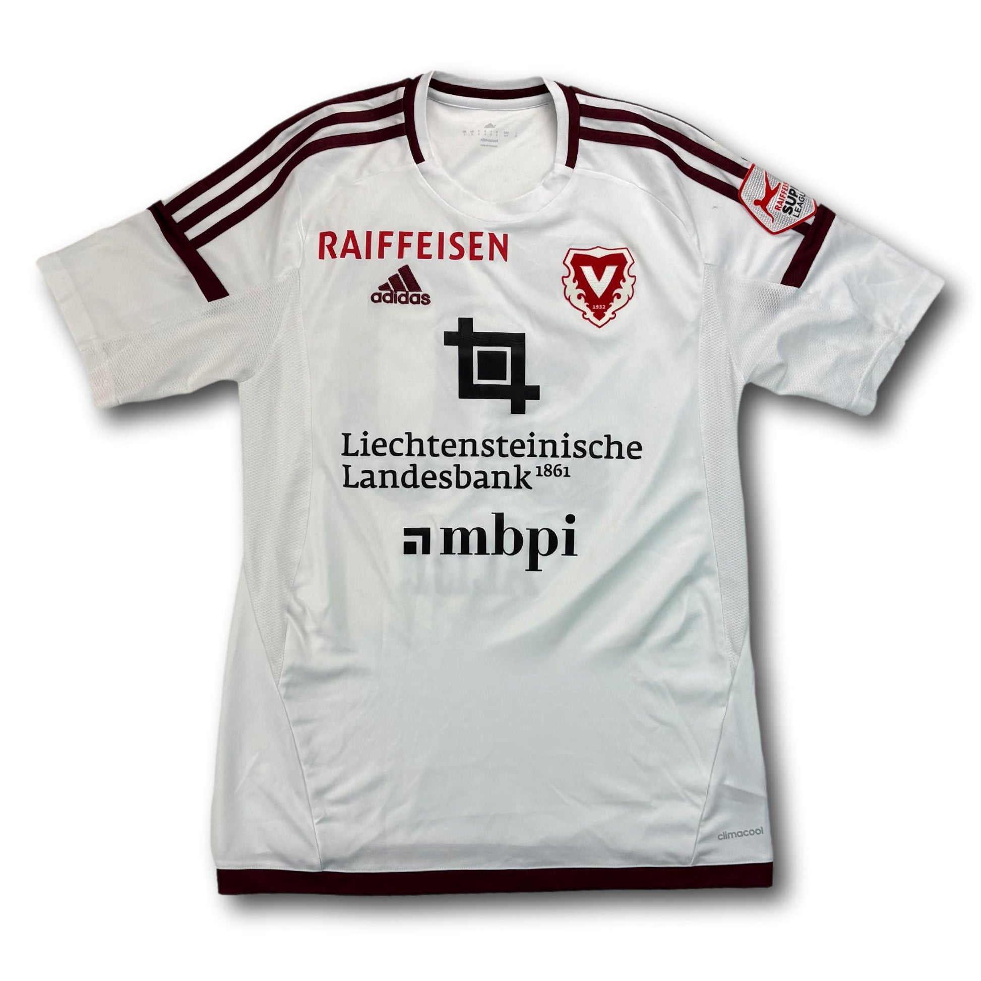 FC Vaduz - 2015-16 - Matchworn - Auswärts - S - adidas - Aliji #30