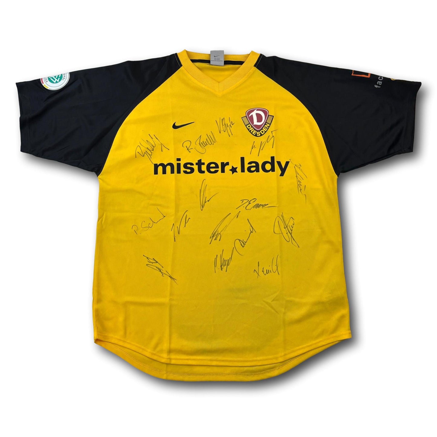 Dynamo Dresde - 2006-07 - Domicile - L - Nike - signé