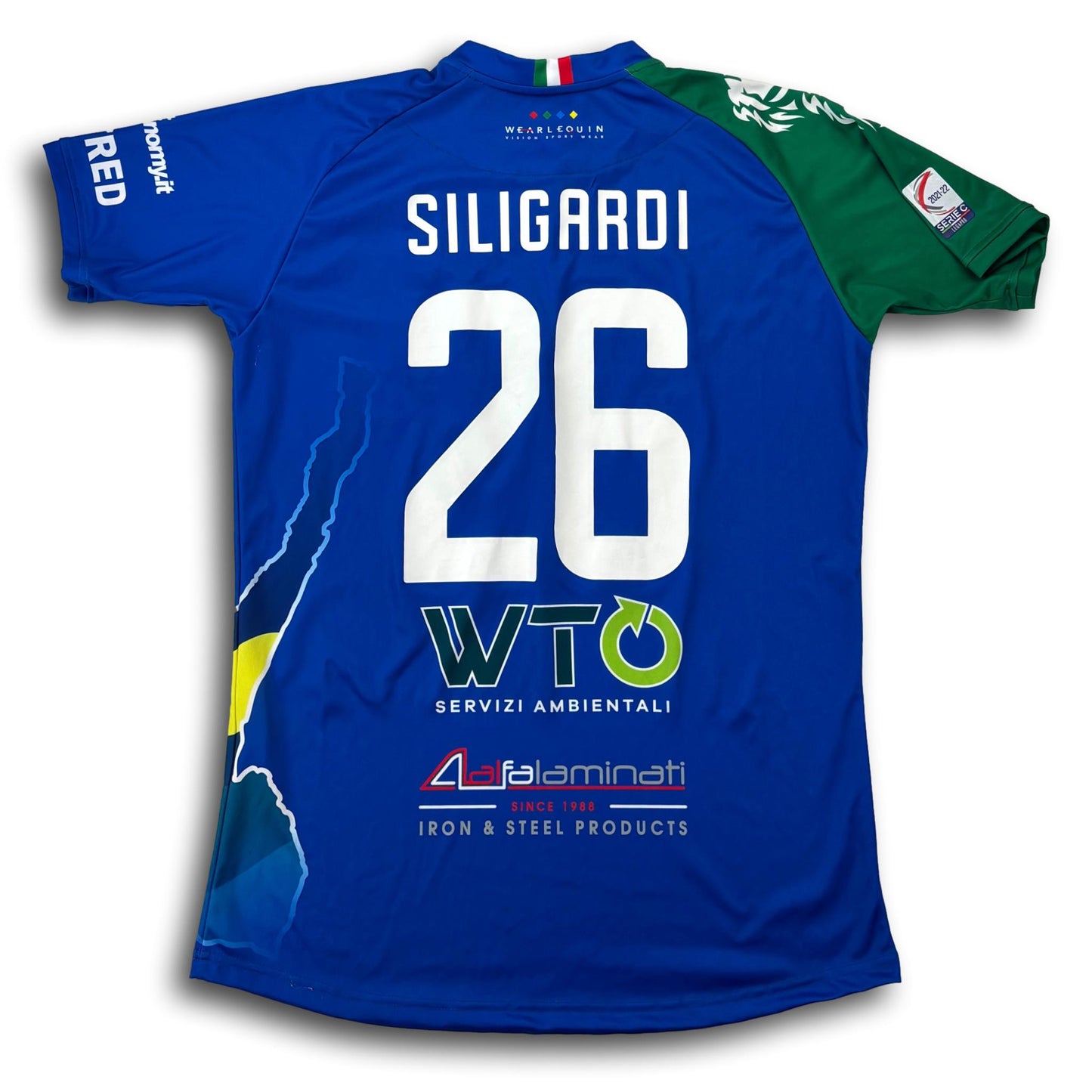 FeralpiSalò Calcio - 2021-22 - Matchworn - Domicile - XXL - Unicom - Siligardi #26