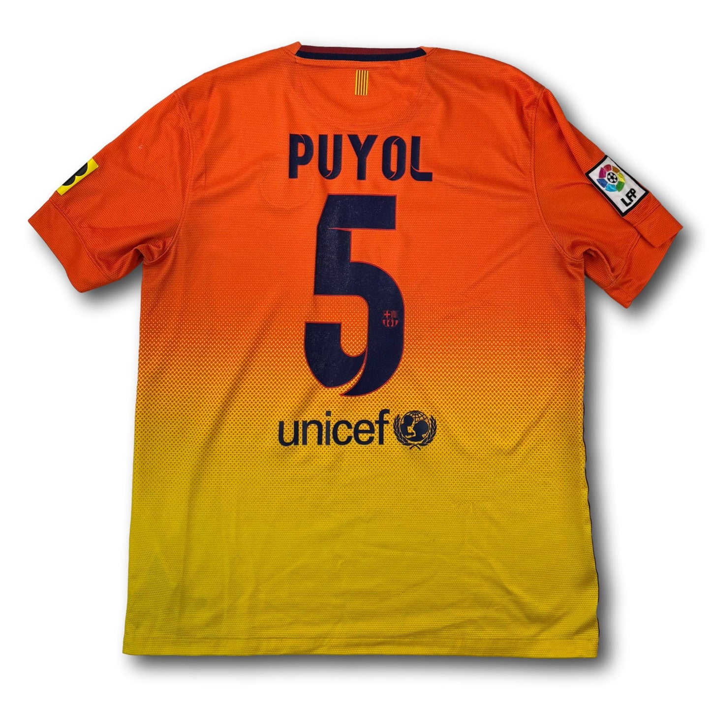 FC Barcelone - 2012-13 - Extérieur - L - Nike - Puyol #5