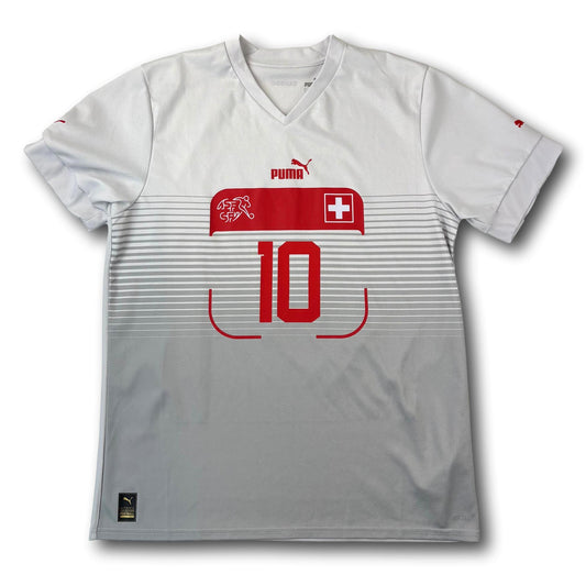 Suisse - 2022-23 - Extérieur - L - Puma - Xhaka n° 10