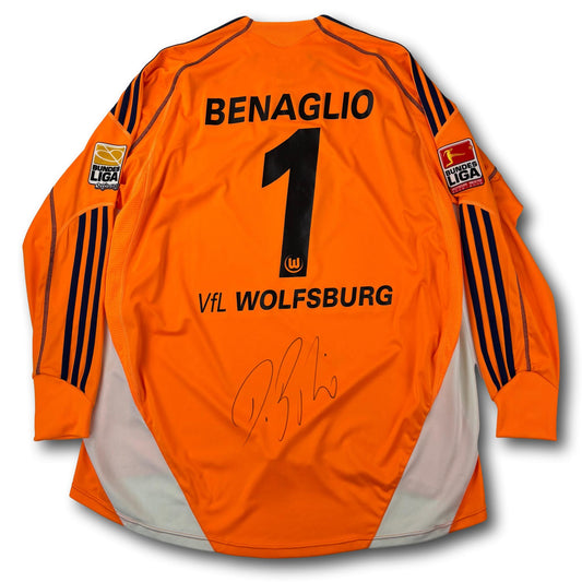 VfL Wolfsburg - 2011-12 - Gardien de but - L - adidas - Benaglio n°1 - signé